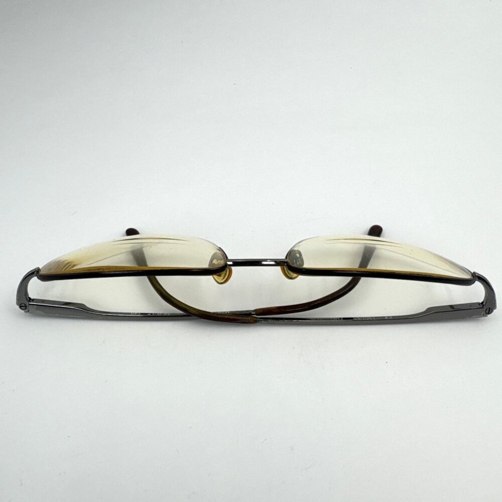Vintage Jaguar Eyeglass Frames Model 3342-276 Bronze Tortoise Half Rim 55-17-140 - Picture 4 of 14